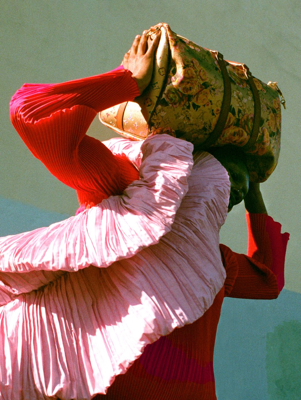 Arielle Bob Willis photograph of women with hand stretched above her